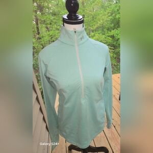 Under Armour Mint Green Quarter-Zip Pullover